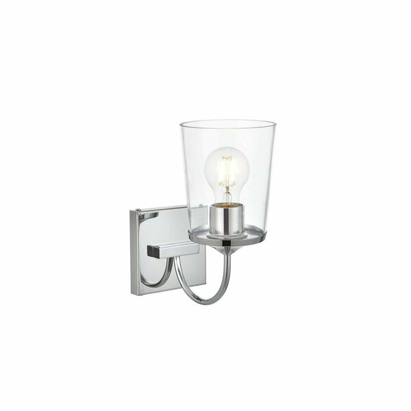 Cling 110 V E26 One Light Vanity Wall Lamp, Chrome CL2955759